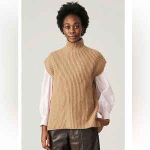 Ganni Recycled Wool Maxi Vest